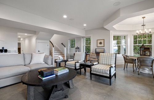 Gordon Beach House | Juniper Presents: Posh Lkfront Hm w/ 100’ ft of Priv Bch, Pool, Thtr, 2EV Chrgrs