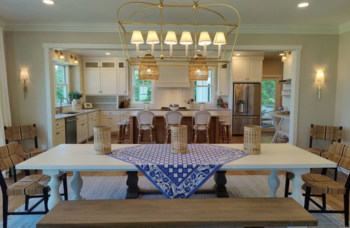 Riverside House | Just Built Lakefront Home-Private Beach-Amazing Views-Hot Tub-Patio-Porch-Decks