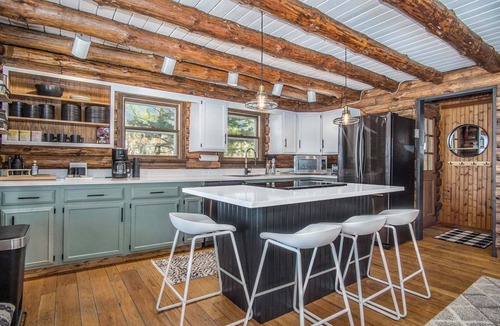 Glenn House | Lagom Sunset Retreat: Hot Tub, Lake Michigan Beach, Home Theater, Sunset Views