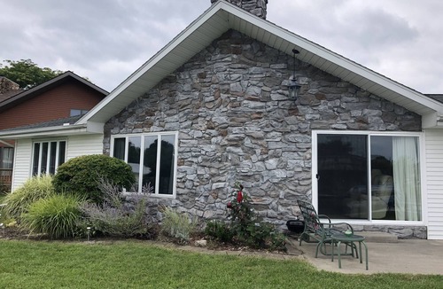 Enchanted Hills House | Lake Wawasee waterfront home overlooking Johnson's Bay. New Renovations for 2026