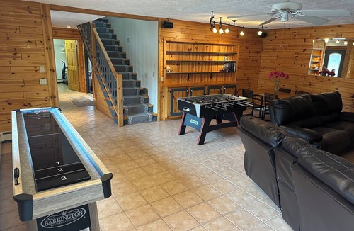 Johannesburg House | Lakefront 3 bedroom with indoor hot tub, close to both Gaylord and Lewiston