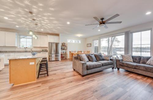 New Munster House | Lakefront Burlington Vacation Rental: Dock + Beach