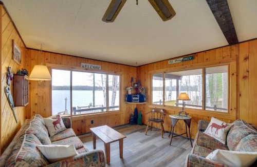 Manistique House | Lakefront Cabin w/Private Dock & Beach!