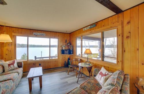 Manistique House | Lakefront Cabin w/Private Dock & Beach!