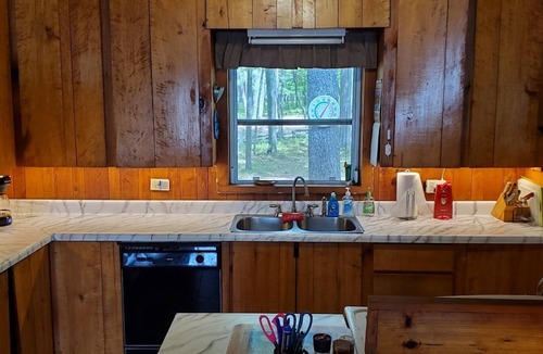 Frederic House | Lakefront-Semi Rustic Cabin-8.5 acres. Woods and lake, nature at its finest!
