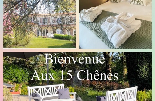Saint-Mesmin Bed & Breakfast | LES 15 CHENES Chambres d hôtes, parc arboré de 5000 m2 à 20KM du PUYDUFOU Une suite familiale et 3 chambres doubles