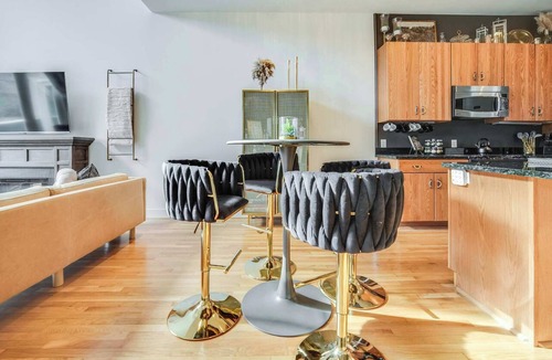 East Market District Apartment | Luxe speakeasy-inspired condo in the heart of NuLu