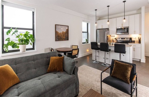 East Town Apartment | Luxury Downtown Apt with Parking, Gym, and Lap Pool · Sleeps 4-5