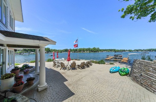 Sister Lakes House | Luxury Lake Home With The Best Patio On The Lake!
