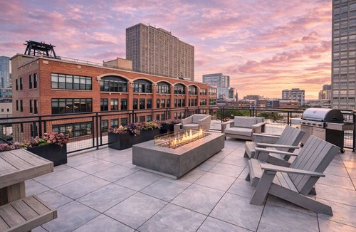 Near South Side Apartment | McCormick Place 2BR Oasis with Patio, Gym Near Museum Campus & Soldier Field