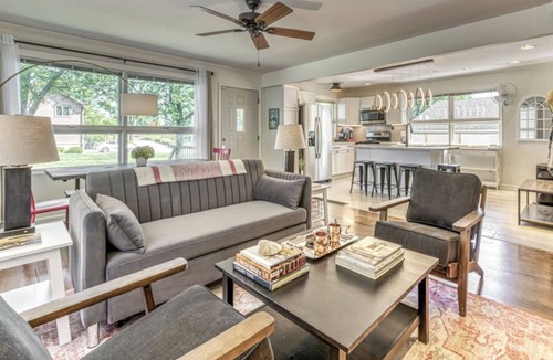 Miller Beach House | Modern Beach Bungalow, Hot tub, Firepit, Foosball, IN Dunes Nat`l Park