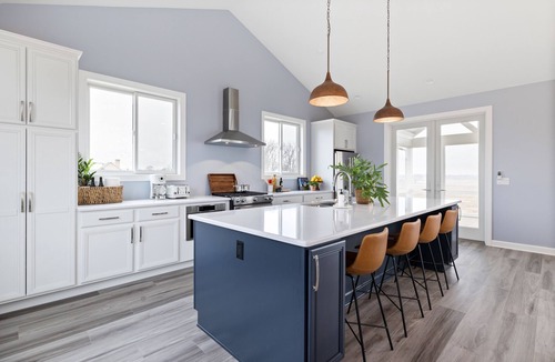 Baroda House | Modern Farmhouse in Michigan Wine Country with pool