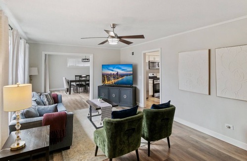 Libertyville House | Modern Home near DT Libertyville and Naval Base