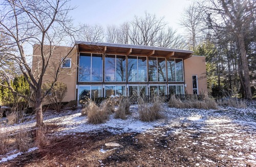 Lakeside House | Modern Living at Lake Michigan: Private Beach Across St, Hot Tub, Guest House
