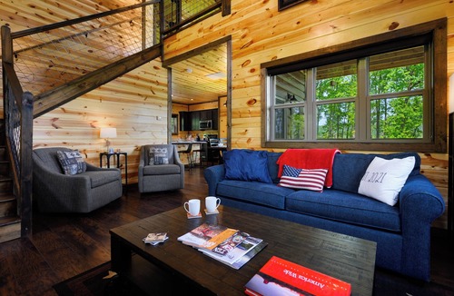 Chalet Village North Cabin | Mountain Views, Hot tub, Game room, Spacious cabin