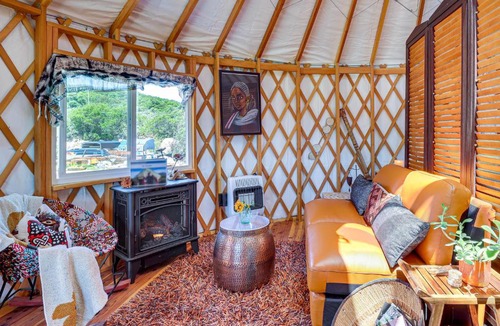 Fallbrook Apartment | Mystical Mongolian Yurt in Fallbrook w/Views!