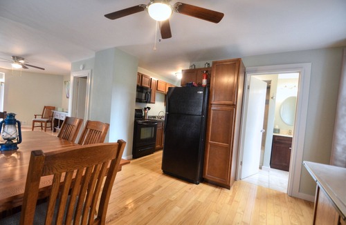 Two Rivers House | New! Riverfront Retreat! Dock! Near downtown & Neshotah Park. Dogs ok!