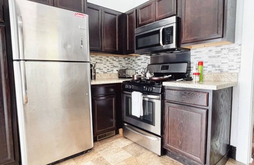Elkhart House | Newly remodeled 3 bedroom, 1.5 bath home with a river view in downtown Elkhart.
