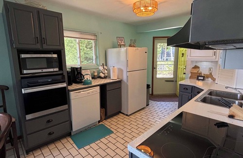 St Ignace House | Octagon Beach House Enjoy a tranquil getaway w/private beach on Lake Michigan