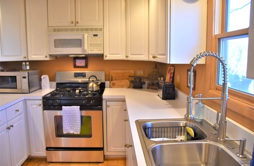 Indianapolis House | ON 62-acre Broad Ripple park and a mile from Broad Ripple village