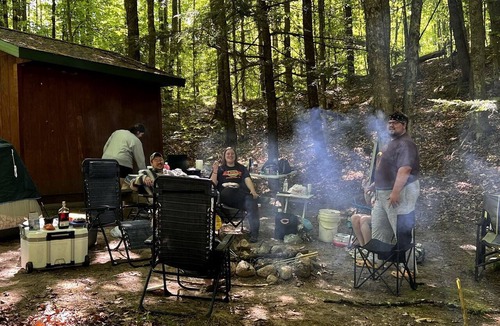 White Lake Cabin | Peaceful Cabin with Comfortable Bunk Beds Nestled in the Trees near White Lake, Wisconsin