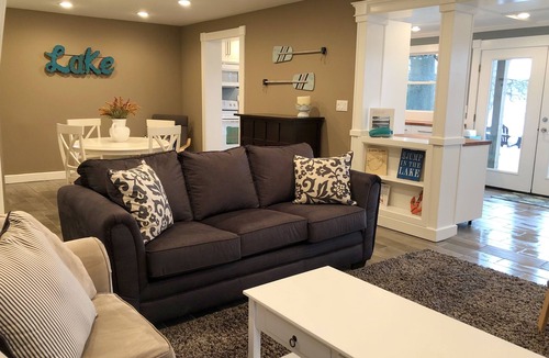 Sister Lakes House | Perfect Getaway! Family Friendly, Private Sand Beach, Clean and Beautiful