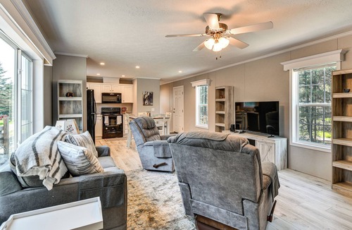 West Branch House | Pet-Friendly West Branch Home by Rifle River