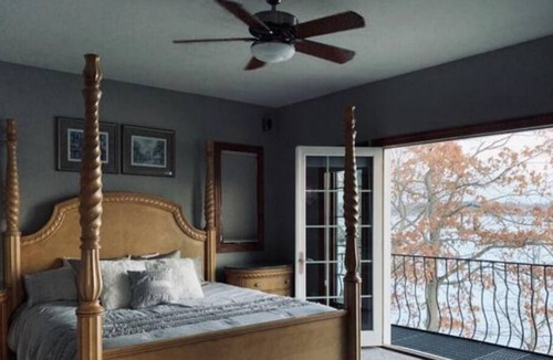 Pewaukee Villa | Pewaukee Lake villa with two outdoor patios and a gourmet kitchen.