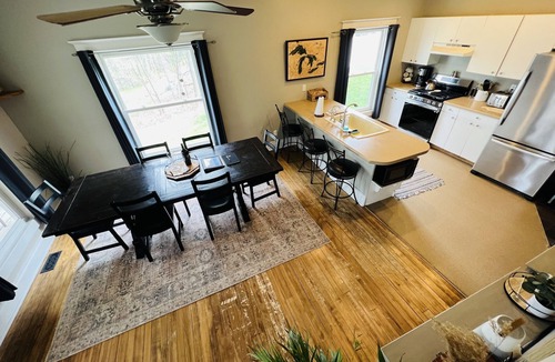 East Jordan House | Private DOCK on Lake Charlevoix/Pontoon Boat & Golf-Cart/RV Parking/3 Acre