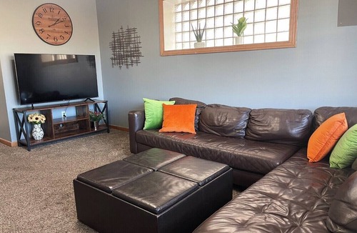 Chesterton Apartment | Private Downtown Apt, King Bed, Jet Bath, Fireplace, Grill, near Indiana Dunes
