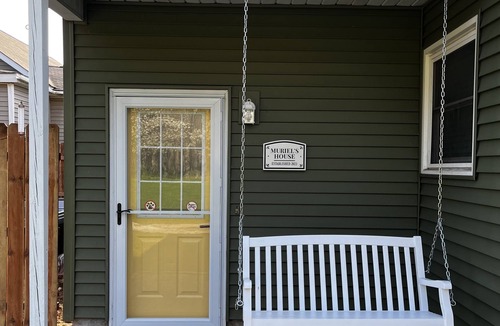 Manistee House | Private Hot Tub, Outdoor TV, near Downtown & Lake Michigan Beaches!