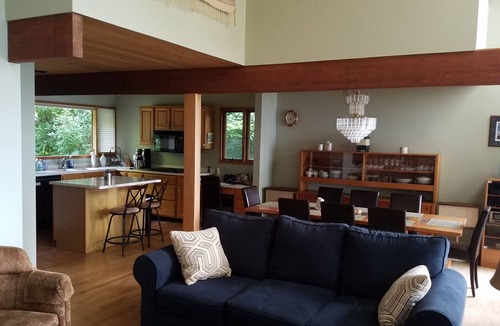 Suttons Bay House | Private Lakefront Suttons Bay Home with Hot Tub, Newly Renovated Beach and A/C!