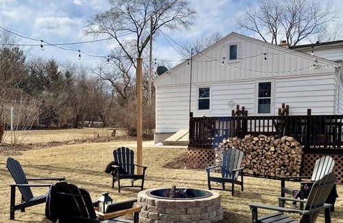 Delafield House | Remodeled Home on Wooded Nagawicka Lake Channel