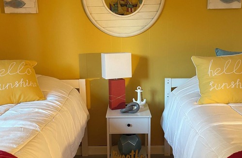 Hubbard Lake Cabin | Renovated former church! Round up your friends or family for a fun filled stay!