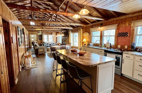 Baldwin Cabin | Riverfront cabin, on a secluded section of the Middle Branch, Pere Marquette
