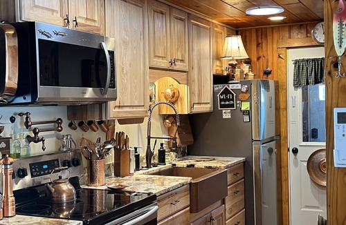 Indian River Cottage | Riverfront Cottage w/Boat Docking and easy access to Burt Lake