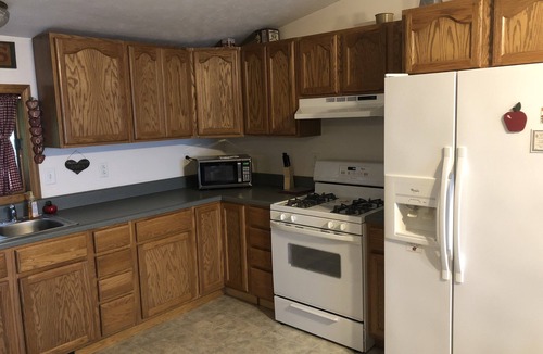 Deerton House | Rural Onota Hill home with amazing view of Lake Superior.