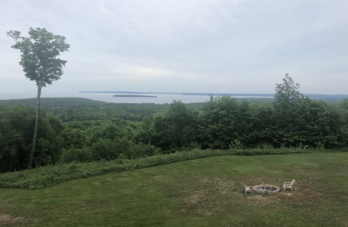 Deerton House | Rural Onota Hill home with amazing view of Lake Superior.