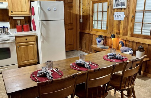 Harrison Cabin | Rustic Pines - Woods, Water and Nature to Relax & Unwind.