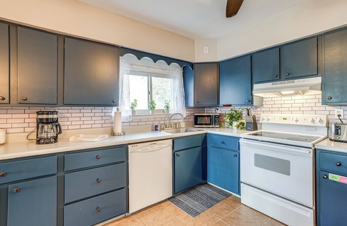Delton House | Secluded Home w/Lake View in Delton!