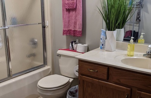 Shipshewana Bed & Breakfast | Songbird Haven #2 @ Miriam's House Bed n Breakfast . Shared bathroom /hallway