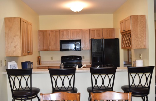 Gaylord Condo | Spacious, cozy, and family-friendly home in ski & golf resort in North Michigan