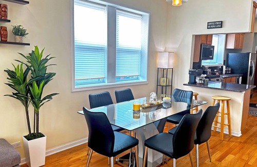 River West Condo | Spacious & Modern 3BD/2BA Home- Garage Parking!
