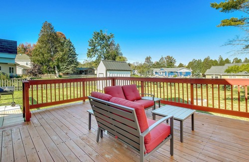 Manitowoc House | Steps to Lake Michigan: Manitowoc Home w/Fire Pit