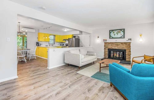 Grand Beach House | Steps to Ridge Road Beach Renovated Home w/Private Hot Tub, Firepit & Porch