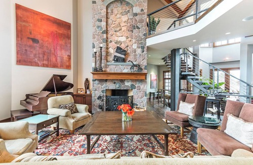 Village of Bloomfield House | Stunning Custom Designed 10,000 sq' Estate Home. Tranquil Views of Private Lake.