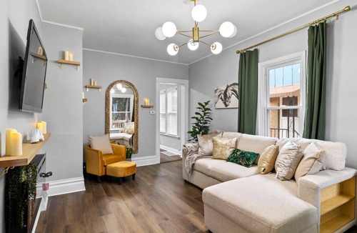 West Allis House | Stylish Gem With Fun Hidden Door, Centrally Located to Milwaukees Attractions