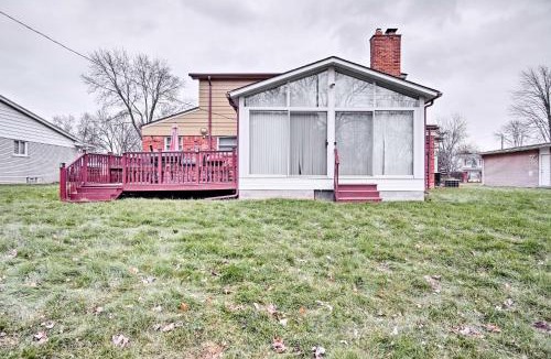 Southfield House | Suburban Detroit Home w/Porch, Yard & Fire Pit!
