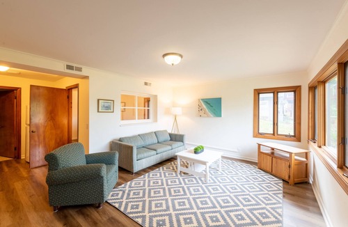 Whitehall Apartment | Updated guest apartment with lake views and close to Lake Michigan beaches