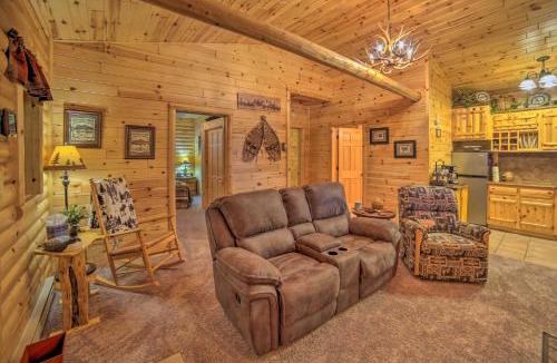 Manistique House | Updated Manistique Log Cabin, Yard & Fire Pit